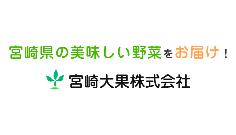 宮崎県の美味しい野菜をお届け！宮崎大果株式会社